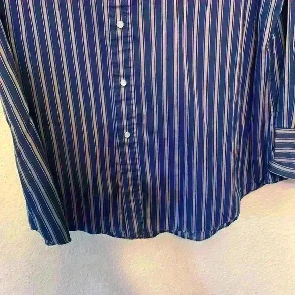 Vintage Pearl Snap Ely Cattleman sz XL western cowboy rodeo cowgirl 90s stripe - Picture 4 of 7